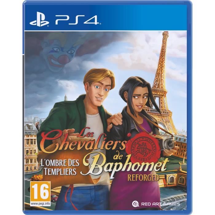 Les Chevaliers de Baphomet LOmbre des Templiers : Reforged Jeu PS4 - vue 2