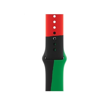 Bracelet Sport Black Unity pour Apple Watch 40 mm - Noir, Vert, Rouge