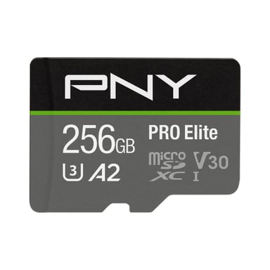 Memoria flash PNY P-SDU256V32100PRO-GE 256 GB MicroSDXC UHS-I Clase 10