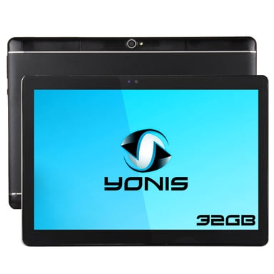 Tablette 4G Android 7.0 10 Pouces Octa Core 2Go Ram 32Go Rom Noir YONIS