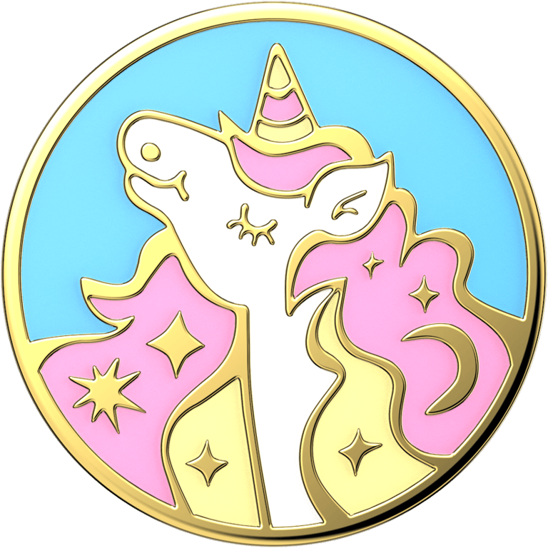 PopSockets Grip Enamel Mane Event Pink colourful