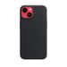 Coque en cuir avec MagSafe pour iPhone 14 Noir