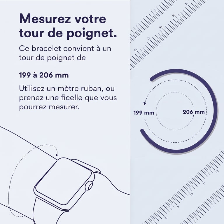 Bracelet Apple Watch 49mm Boucle unique - vue 2