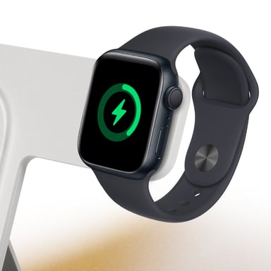 Station de charge 3 en 1 iPhone MagSafe 15W, AirPods, Apple Watch LinQ Blanc