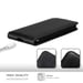 Coque pour Apple iPhone 12 MINI en NOIR NUIT Housse de protection Étui au design flip avec fermeture magnétique