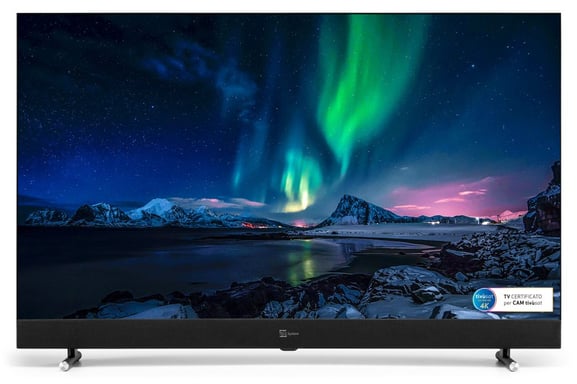 TELE System SONIC43QLEDSMV14 109,2 cm (43'') 4K Ultra HD Smart TV Wifi Nero Display 320 cd/m²