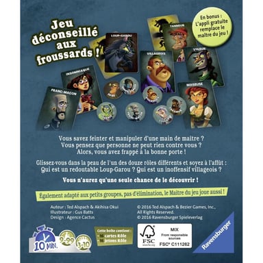 Gioco da tavolo Loup Garou pour une Nuit - Divertimento assicurato per tutta la famiglia