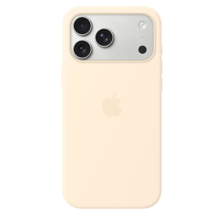 APPLE  Coque En Silicone Avec Magsafe Pour Iphone 17 Pro Max - Vanille