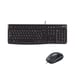 Logitech Desktop MK120 teclado Ratón incluido USB AZERTY Francés Negro
