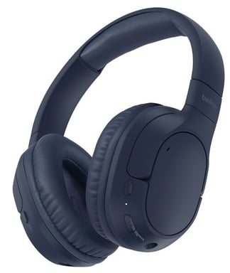 Belkin AUD009HQBL écouteur/casque Écouteurs Sans fil Arceau Appels/Musique USB Type-C Bluetooth Bleu
