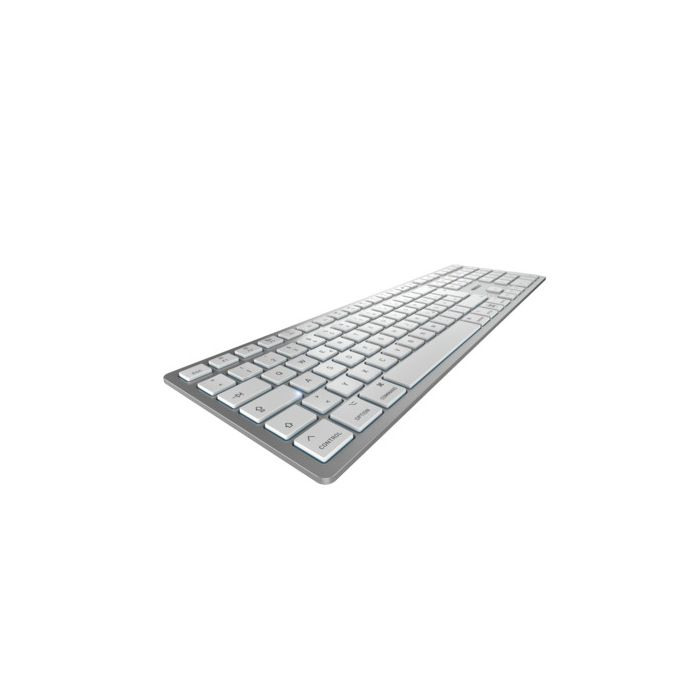 CHERRY KW 9100 SLIM FOR MAC Clavier sans fil Mac Disposition US QWERTY Connexion Bluetooth ou 2 4 GHz Touches plates Rechargeable