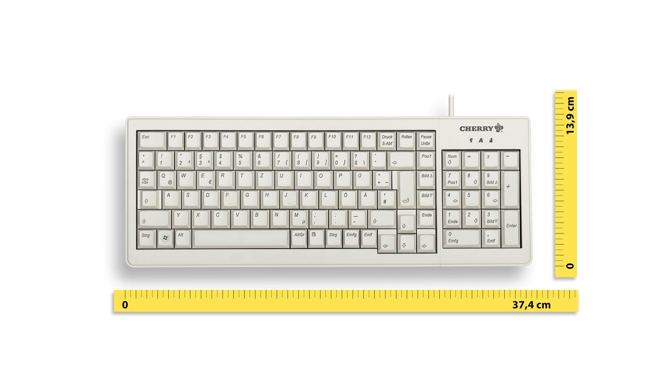 CHERRY G84 5200 clavier Bureau USB + PS2 AZERTY Français Neuf - vue 2