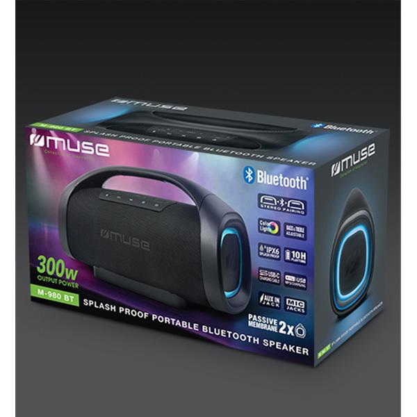 Muse M 980 BT Altoparlante senza fili Bluetooth Nero