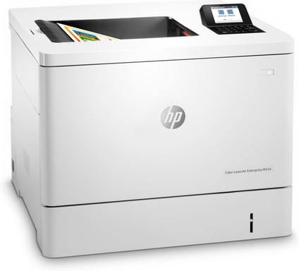 HP Color LaserJet Enterprise Impresora M554dn, Estampado, Impresión desde USB frontal; Impresión a dos caras
