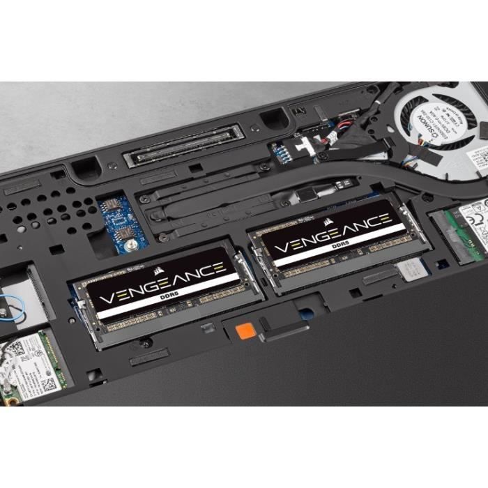 Corsair Vengeance CMSX16GX5M2A4800C40 module de mémoire 2 x 8 Go DDR5 4800 MHz ECC Neuf - vue 2