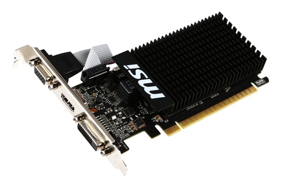 MSI Nvidia GeForce GT 710 2GD3H LP Noir - vue 8