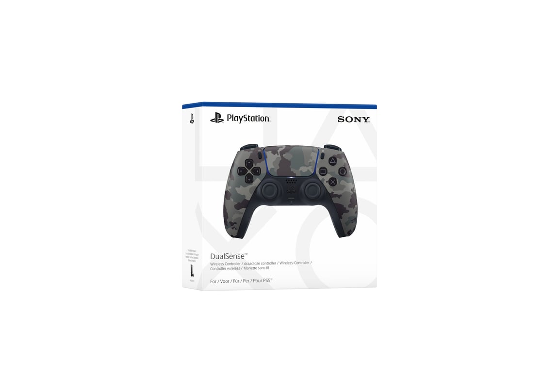Playstation Mando Inalámbrico PS5 DualSense Camouflage Plateado