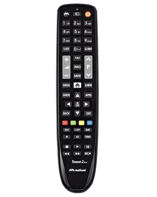 Meliconi Gumbody Personal 2 Plus telecomando IR Wireless TV Premi i pulsanti