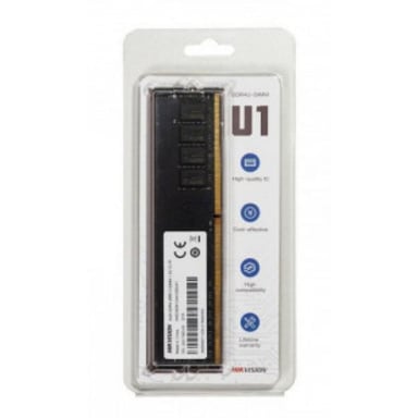 MEMORIA DDR4 HIKVISION 8GB 3200MHz UDIMM, 288Pin, 1.35V, CL16/18
