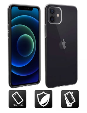 Custodia per iPhone 12 e 12 Pro Ultra-Sottile Silicone Morbido