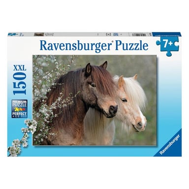 Puzzle XXL de 150 piezas con magníficos caballos para niños