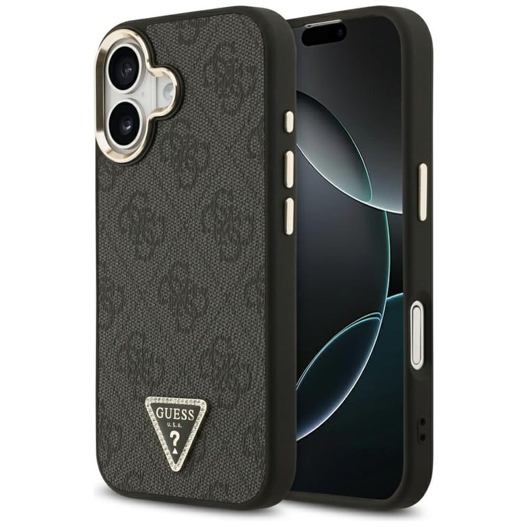 Guess Étui 4G Triangle Logo MagSafe pour iPhone 17