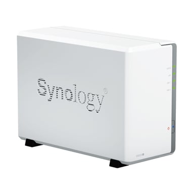 Synology DiskStation DS223J serveur de stockage NAS Bureau Realtek RTD1619B 1 Go DDR4 0 To DiskStation Manager Blanc