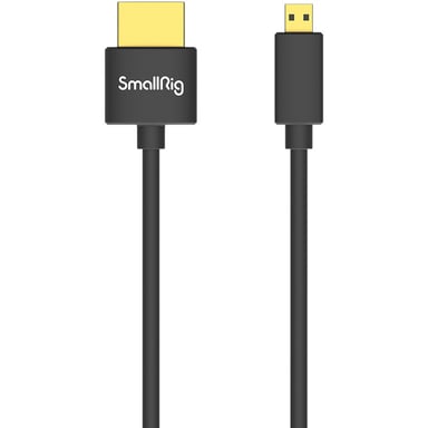 SMALLRIG Cable HDMI 4K ultrafino (D a A) 55 cm - 3043