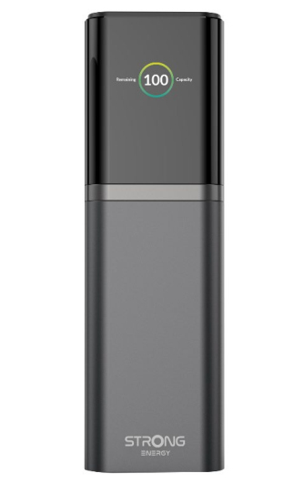 Strong S19 12000mAh Power Bank Carga Rápida 3 Salidas USB C TFT Display