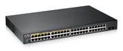 Zyxel GS1900-48HPv2 Géré L2 Gigabit Ethernet (10/100/1000) Connexion Ethernet, supportant l'alimentation via ce port (PoE) Noir