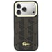 Étui Lacoste PVC Blend Stand pour iPhone 17 Pro, marron