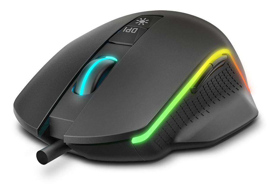 Souris Krom NXKROMKEOS – Gaming, Optique 6400 DPI, RGB, 7 Boutons - vue 2