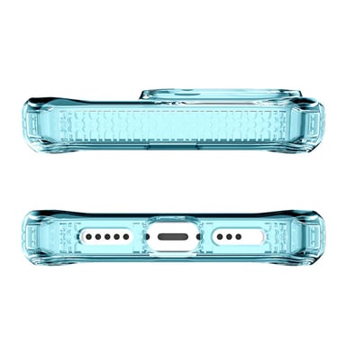 Itskins Funda Reforzada para iPhone 13 mini Antimicrobiana Modelo Spectrum Clear 3m Azul