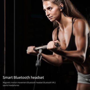 Ecouteurs Bluetooth Metal avec Telecommande pour Smartphone Sans Fil Bouton Son Kit Main Libre INTRA-AURICULAIRE Universel (ARGENT)