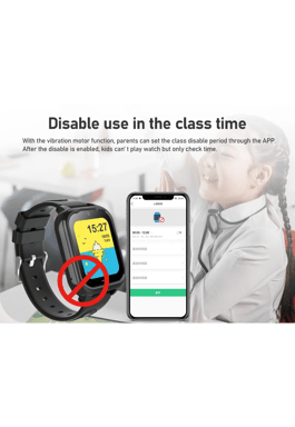 Montre intelligente pour enfants Valdus D38, écran IPS 1,6 pouces, 710 mAh, 4G, SOS, rose