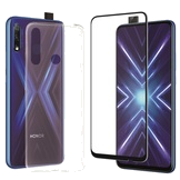 Pack Coque Souple Transparente + Verre Trempe: Honor 9X