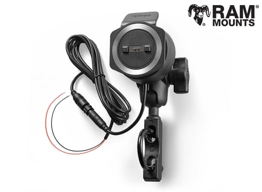 TOMTOM - Accesorio para RIDER SERIE 40/400 - Kit de fijación con alimentación para moto
