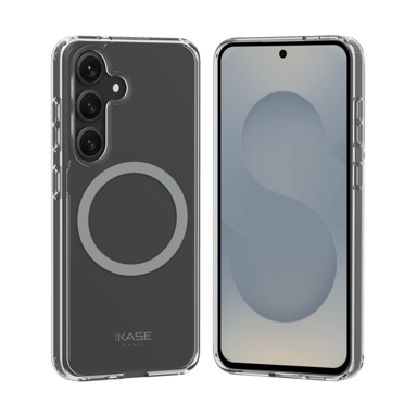 Custodia magnetica antiurto invisibile realizzata con il 75% di plastica riciclata per Samsung Galaxy S25 5G, trasparente
