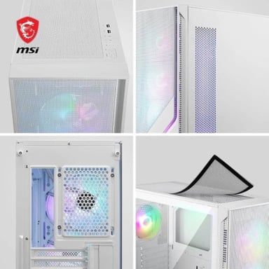 MSI MAG FORGE 320R AIRFLOW Micro Tower Bianco