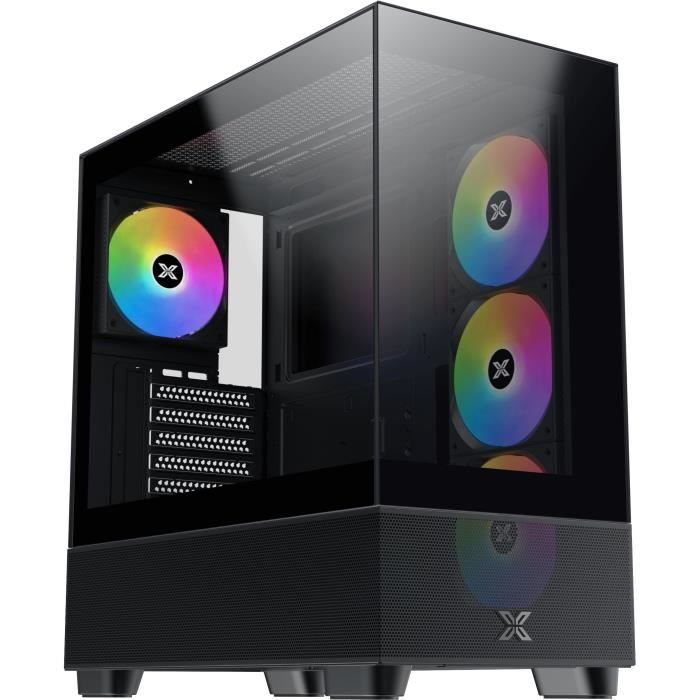 Boîtier PC Moyen Tour sans alim XIGMATEK Endorphin Air V2 E ATXATX 4x120mm A RGB USB C3.02.0 Verre trempé Neuf