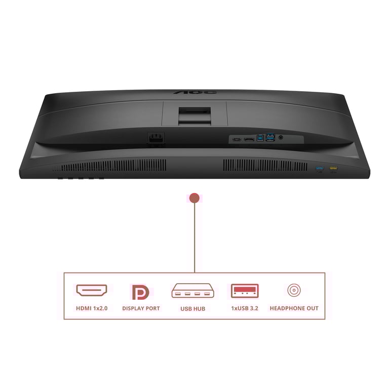 AOC E4 Q27E4U écran plat de PC 68 6 cm 27 2560 x 1440 pixels Quad HD LED Neuf - vue 2