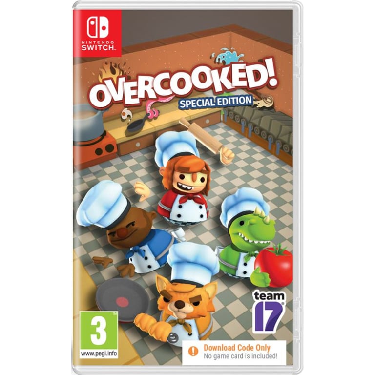 Overcooked! Special Edition Nintendo SWITCH Code de téléchargement Neuf
