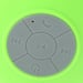 Mini Enceinte Bluetooth Ronde Kit Mains Libres Avec Ventouse Waterproof Vert YONIS