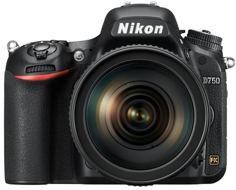 Nikon D750 + Obiettivo Nikkor 24-85mm VR - Reflex 24,3 MP, Stabilizzazione, WiFi, Video Full HD, Schermo 3,2''
