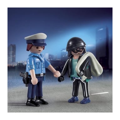 PLAYMOBIL 9218 - Dúo Policía y Ladrón
