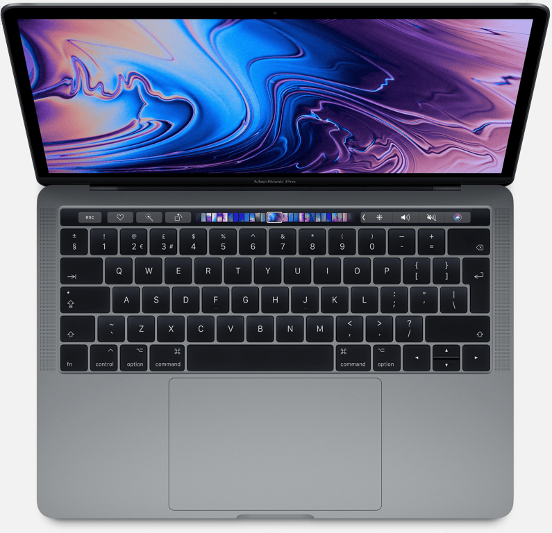 Ordinateur portable MacBook Pro avec Touch Bar 13.3 Pouces 128 Go SSD - Gris sidéral