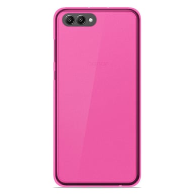Coque silicone unie compatible Givré Rose Huawei Honor View 10