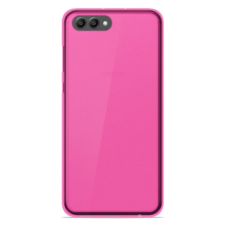 Coque silicone unie compatible Givré Rose Huawei Honor View 10 - 1001 coques