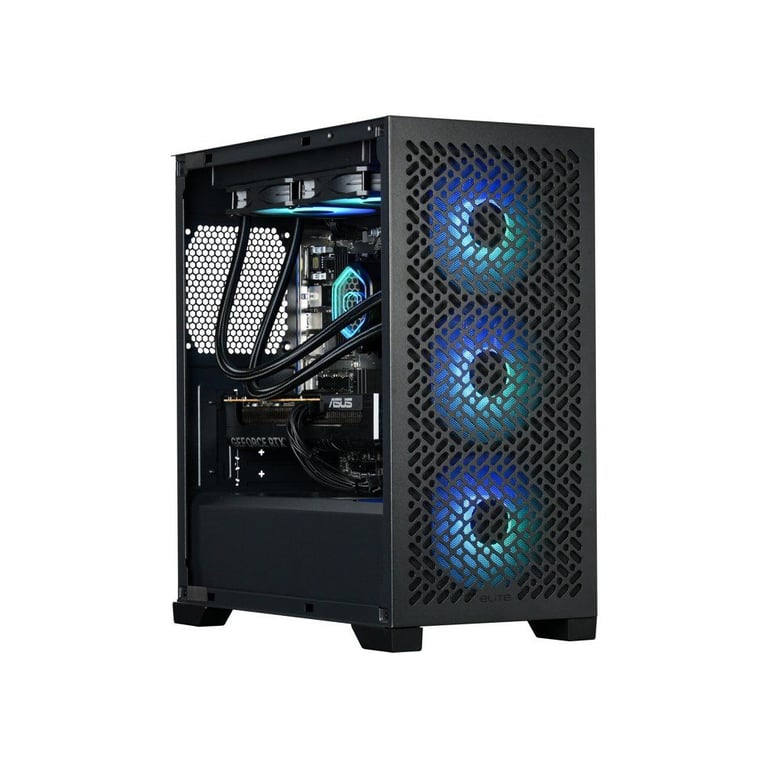 PC Gamer powered by COOLER MASTER Sans Windows AMD Ryzen 5500 RTX 5060 RAM RGB SSD 480Go - vue 2