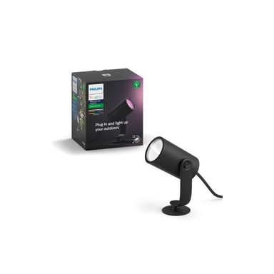 Kit 1 foco de exterior Philips Hue Lily Antracita 8W - Lámpara conectada